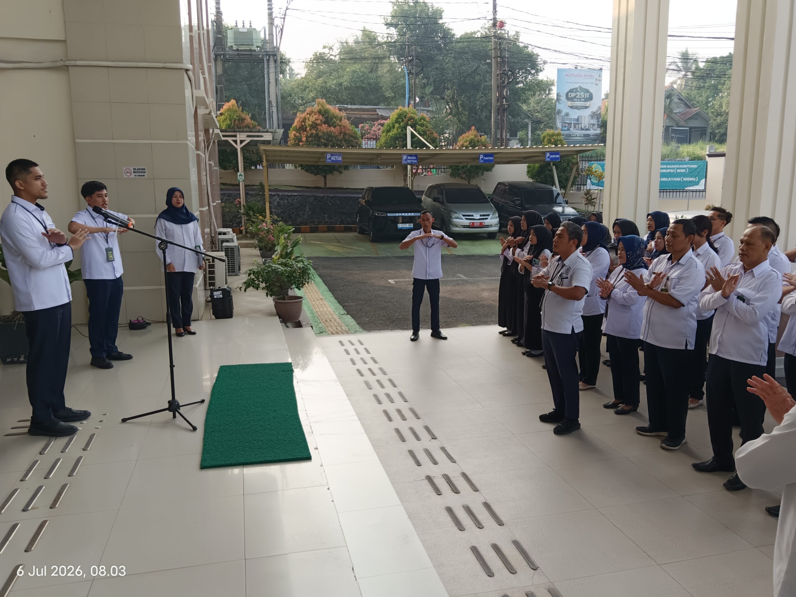 Kegiatan Apel Senin Pagi 6 Juli 2026.