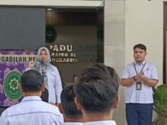 Pengadilan Negeri Rangkasbitung Awali Pekan dengan Apel Pagi, Tekankan Integritas dan Kedisiplinan Kerja Apel Senin 13 Juli 2026