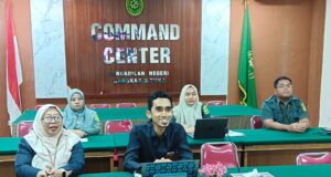 Dukung Akuntabilitas, Sekretaris PN Rangkasbitung dan Jajaran Ikuti Konsolidasi Laporan Keuangan Mahkamah Agung RI Sekretaris dan Jajarannya