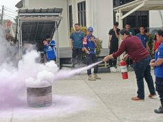 Tingkatkan Kesiapsiagaan, PN Rangkasbitung Gelar Sosialisasi dan Simulasi Tanggap Bencana Kebakaran Sosialisasi Pemadaman Kebakaran